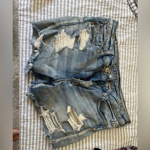 Distressed shorts